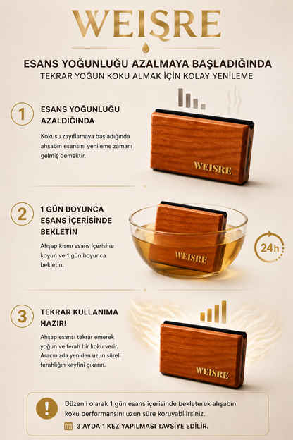 Araç Kokusu – Doğal Ahşap Ferahlığı ile Kötü Kokulara Son