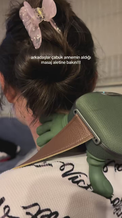 4D Boyun ve Omuz Masaj Aleti – Isıtmalı, İnsan Eli Hissi